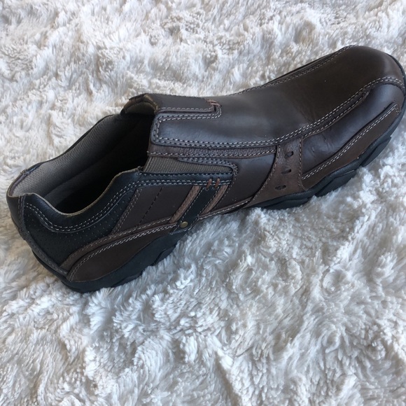 Sketchers Mens Brown Relaxed Fit Slip On Shoes Size 9 - Picture 5 of 12